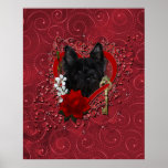 Tarjetas del día de San Valentín - llave a mi cora Posters