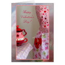 Tarjetas del día de San Valentín y tarjeta de las 