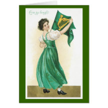 Tarjetas del día de St Patrick viejo de la moda