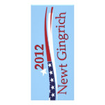 Tarjetas del estante de Newt Gingrich Diseño De Tarjeta Publicitaria