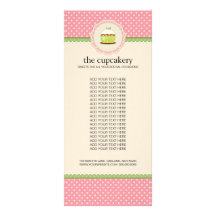 Tarjetas del estante del producto del boutique de  tarjeta publicitaria personalizada