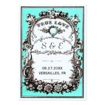 Tarjetas del lugar del boda del jardín del vintage tarjetas personales