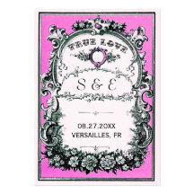 Tarjetas del lugar del boda del jardín del vintage plantillas de tarjetas personales