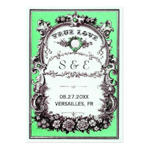 Tarjetas del lugar del boda del jardín del vintage plantilla de tarjeta de visita