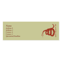 Tarjetas del perfil de la bandera de Gadsden Tarjeta De Negocio