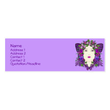 Tarjetas del perfil de Persephone Tarjeta De Visita
