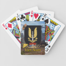 tarjetas del póker de la guerra de Vietnam del ser Baraja Cartas De Poker