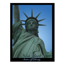 Tarjetas del recuerdo de la señal de Nueva York de
