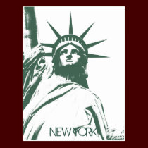 Tarjetas del recuerdo de la señal de Nueva York de tarjetas postales