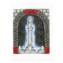 Tarjetas del rezo de Maria del saludo Plantilla De Tarjeta De Negocio