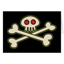 Tarjetas del símbolo del pirata
