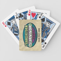 Tarjetas del superviviente de Frankenstorm Sandy cartas de juego