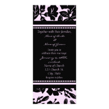 Tarjetas florales de la invitación del boda del ro