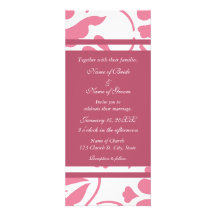 Tarjetas florales del rosa y blancas del boda de l