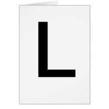 Tarjetas L de ABC para aprender la materia de ABCs