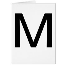 Tarjetas M de ABC para aprender la materia de ABCs