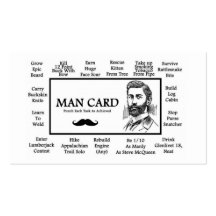¡Tarjetas oficiales del hombre! Tarjeta Personal