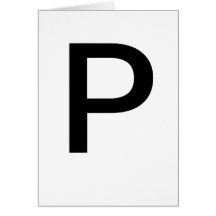 Tarjetas P de ABC para aprender la materia de ABCs