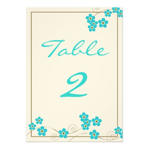 Tarjetas para siempre amadas del número de la tabl invitación personalizada