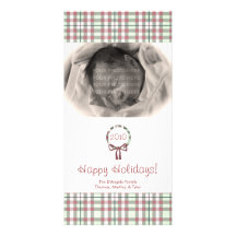 Tarjetas personalizadas de la foto de la tela esco tarjeta personal