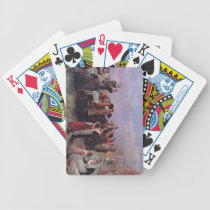 Tarjetas que juegan de la acción de gracias cartas de juego