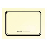 Tarjetas retras del asiento de la huésped del boda tarjetas de negocios
