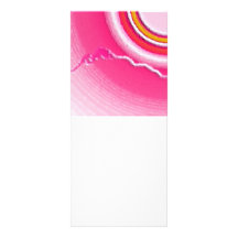 Tarjetas rosadas de la roca de fusión diseño de tarjeta publicitaria