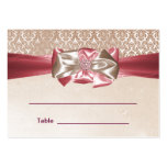 Tarjetas rosadas de la tabla de la recepción de Mi Tarjeta De Visita