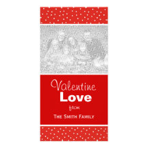 Tarjetas verticales de la foto de los corazones de tarjetas fotográficas 