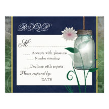 Tarro de albañil con la FLOR Invitacion Personalizada