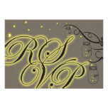 Tarro de albañil y luciérnaga que casan RSVP - Lat Invitaciones Personales