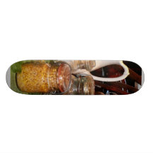 Tarro de enlatado con maíz monopatín personalizado