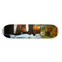 Tarros y cubos del jengibre tabla de patinar