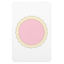 Tarta del atasco. Palidezca - el rosa. Imanes De Vinilo