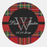 Tartán de Stewart del clan de PIxDezines Pegatinas