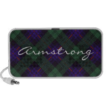 Tartán del escocés de Armstrong Laptop Altavoz