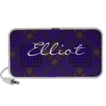 Tartán del escocés de Elliot iPhone Altavoz