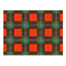Tartán del escocés de Lennox Postal