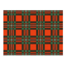 Tartán del escocés de MacGregor Tarjetas Postales