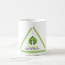 Tasse mug grün ladybug marienkäfer umwelt