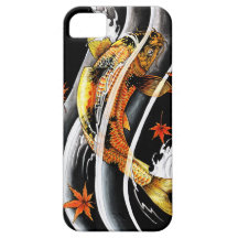 Tatuaje afortunado de los pescados de Koi del oro  iPhone 5 Case-Mate Cárcasa