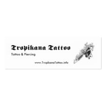Tatuaje de Tropikana Plantillas De Tarjetas Personales