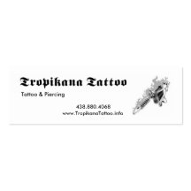 Tatuaje de Tropikana Tarjeta De Visita