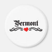 Tatuaje de Vermont Imán De Nevera