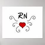 Tatuaje del amor del RN Impresiones