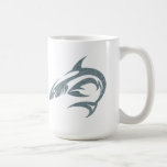 Tatuaje del tiburón tazas de café