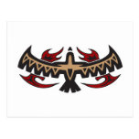 Tatuaje tribal de Eagle del halcón Tarjetas Postales