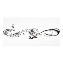 Tatuaje tribal tarjeta personal