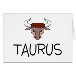 Tauro con Bull Felicitación