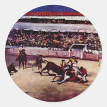 Tauromaquia de Manet Eduardo Pegatinas
